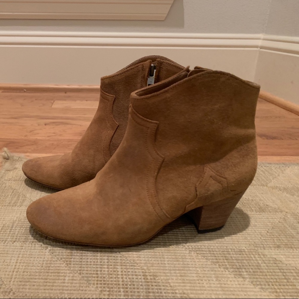 Isabel Marant Suede Dicker Ankle Boots size 38